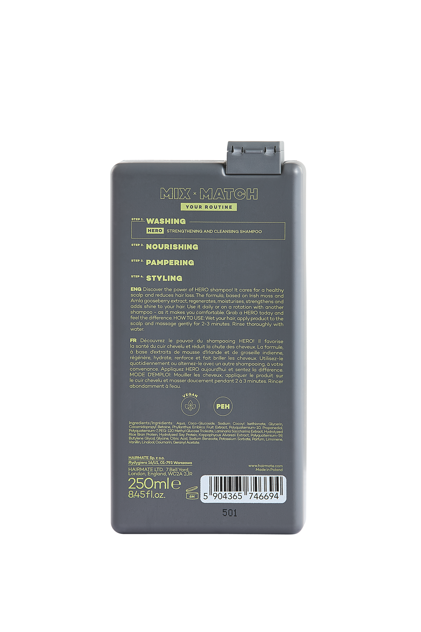 Strengthening hair shampoo