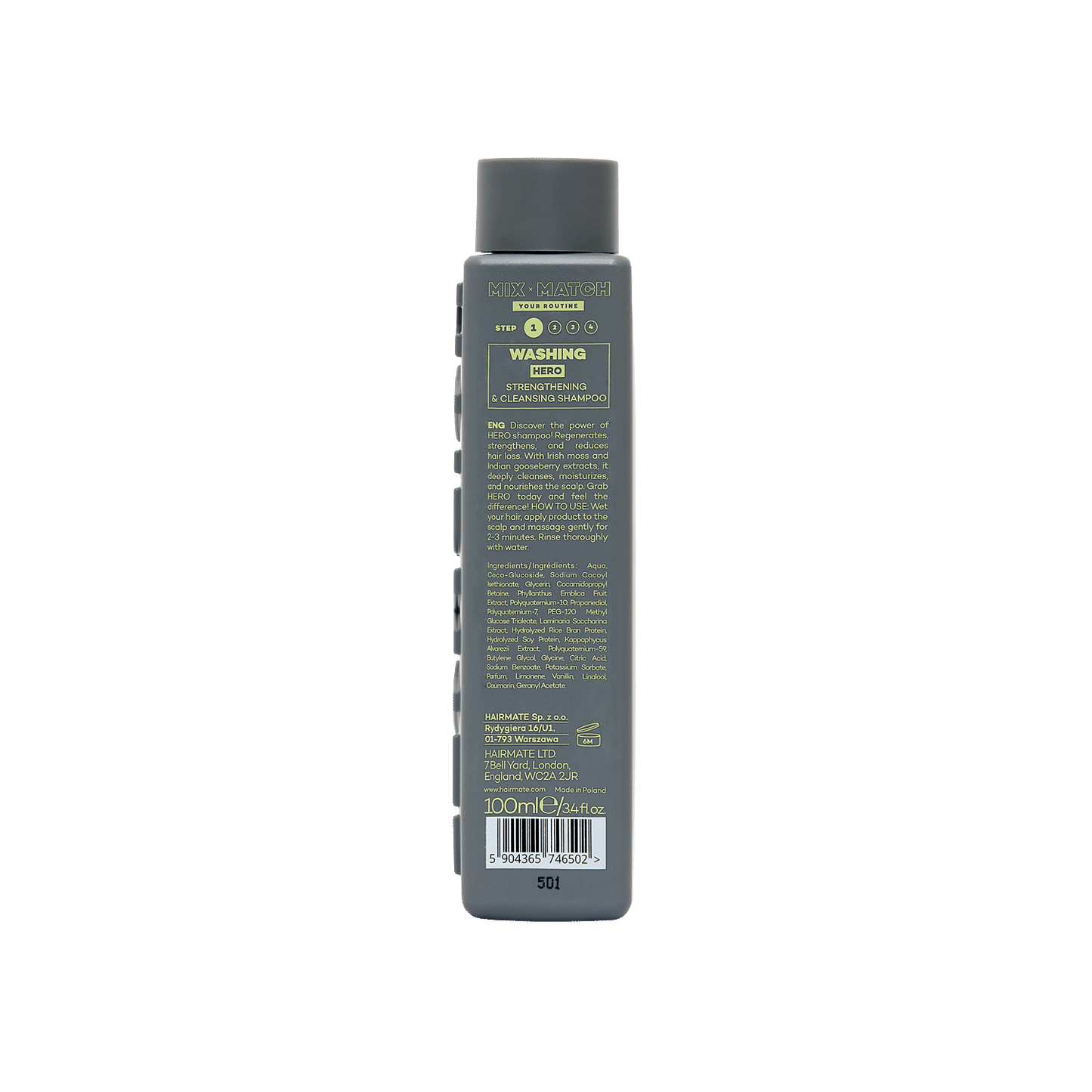 Mini strengthening hair shampoo