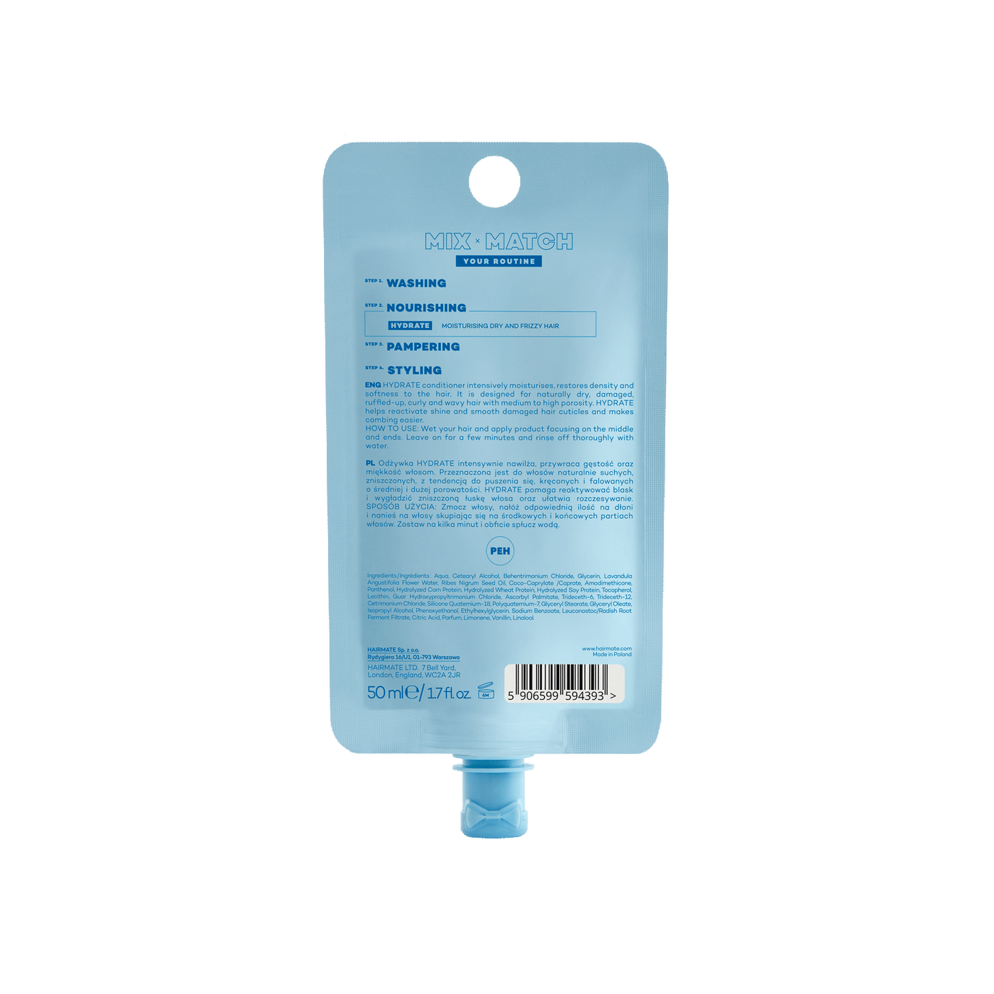 Mini moistourising hair conditioner