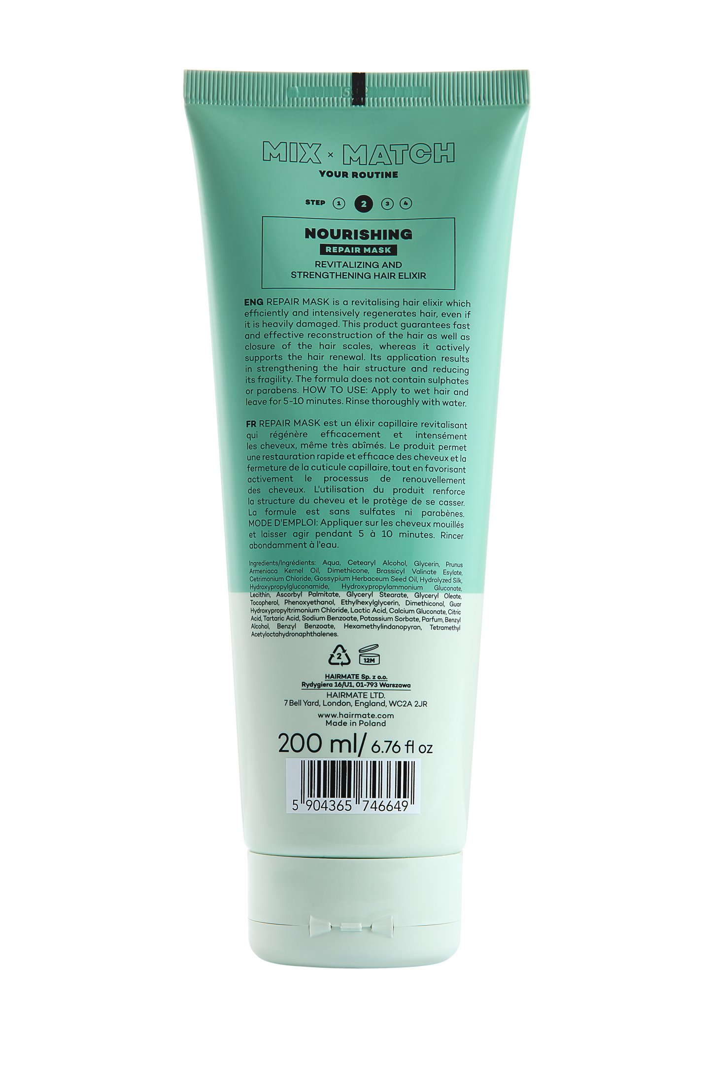 Regenerative hair mask