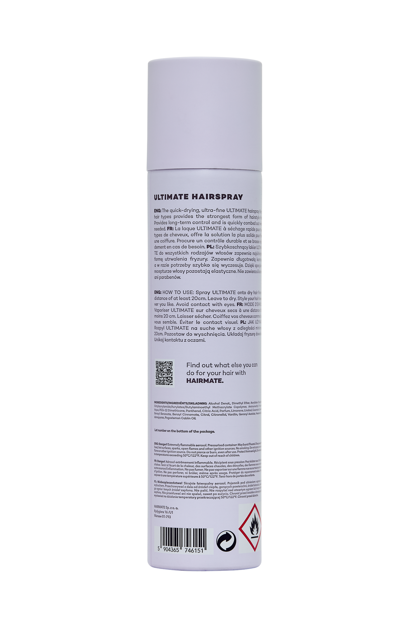 Very strong hold for all hair types