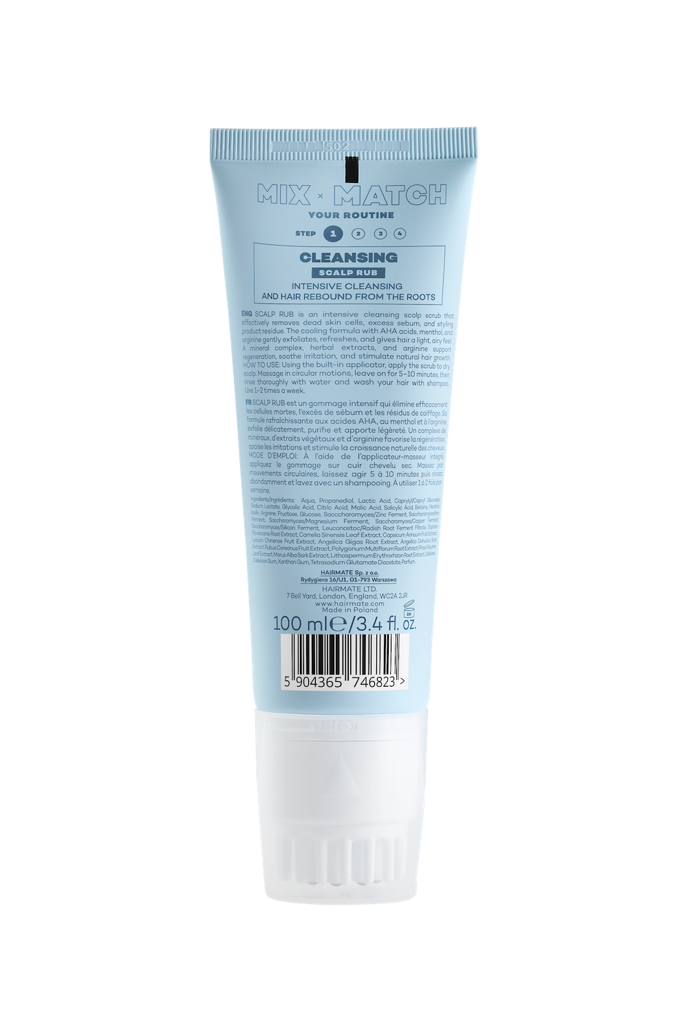 Cleansing scalp scrub